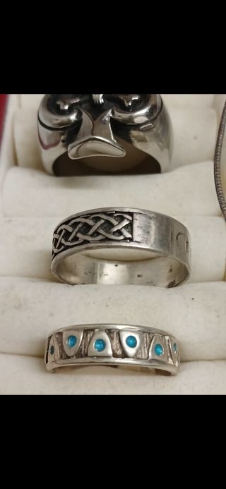 PLATA 925 anillo ( 4g ) GRANDE