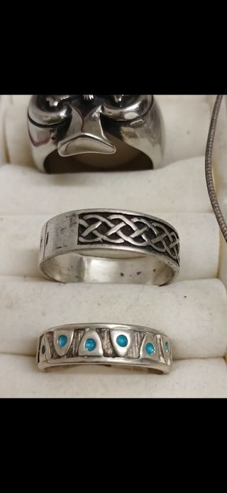 PLATA 925 anillo ( 4g ) GRANDE