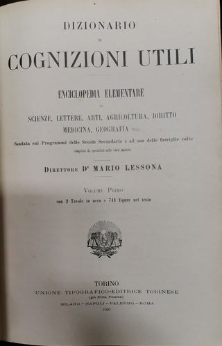 Libri Dizionario elementari 1905