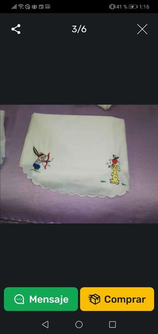 Ropa COLECHO/ BAÑO : 19€