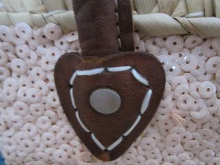 Capazo lentejuelas rosa