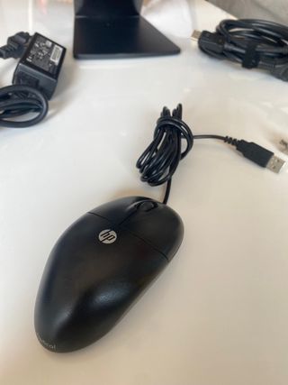 Raton HP optico cable USB