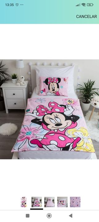 Funda nórdica de Minnie mouse