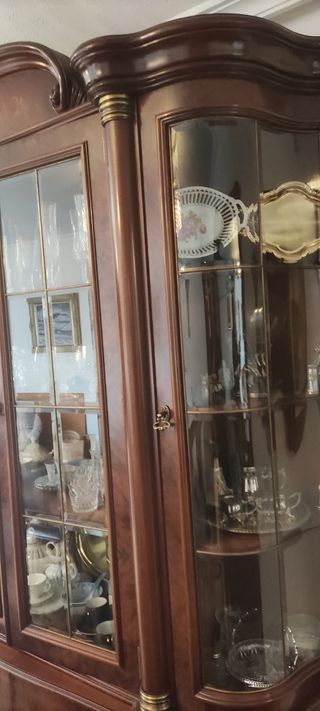 Salón comedor completo madera maciza 
