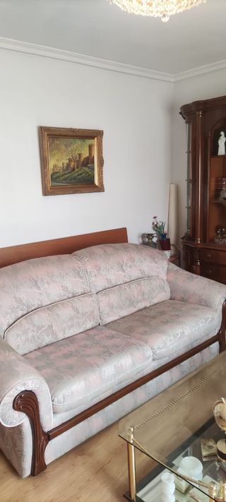 Salón comedor completo madera maciza 