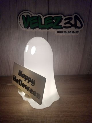 Lámpara escritorio fantasma halloween