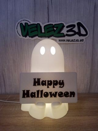 Lámpara escritorio fantasma halloween