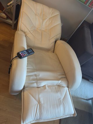 Sillón masaje de piel como nuevo
