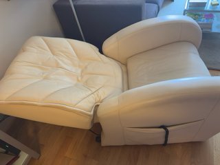 Sillón masaje de piel como nuevo