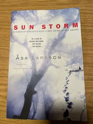 Sun Storm novela negra por Asa Larsson