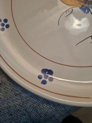 2 piatti per pizza o da portata pugliesi