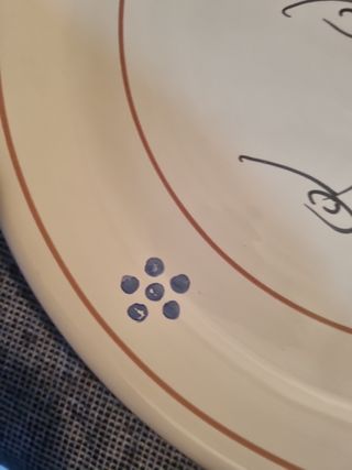 2 piatti per pizza o da portata pugliesi