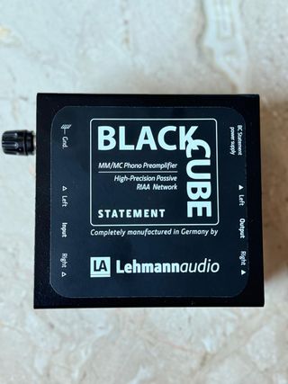 Previo de phono Lehmann Audio Black Cube