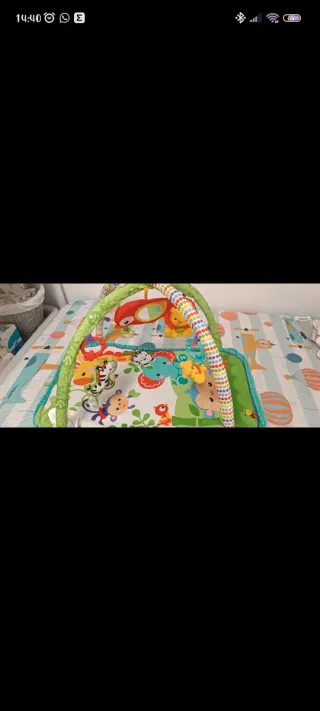 2 Mantas gimnasio de juegos.