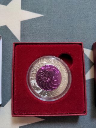 6 monedas Niobio y Plata Austria