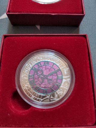 6 monedas Niobio y Plata Austria