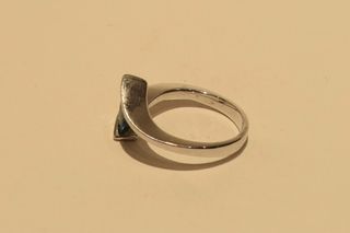 SORTIJA DE ORO BLANCO 18K/5.7Gr