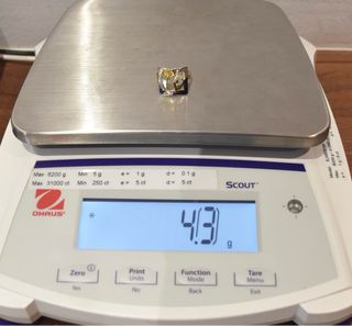 SORTIJA DE ORO BICOLOR 18K/4.3Gr