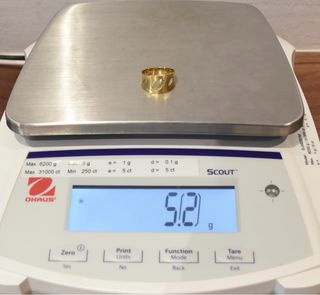 SORTIJA DE ORO 18K/5.2Gr