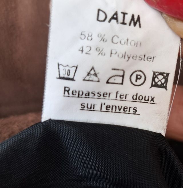 Abrigo/ chaquetón de Ante Vintage