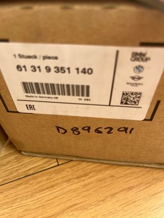 Pieza bmw interruptor arbol direccion