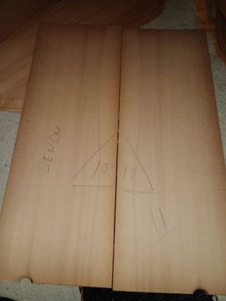Tapas abeto antiguas Luthier