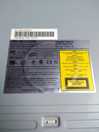 Grabadora CD, Lector DVD, Lector CD