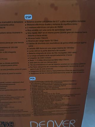 Patinete eléctrico / Balance Scooter