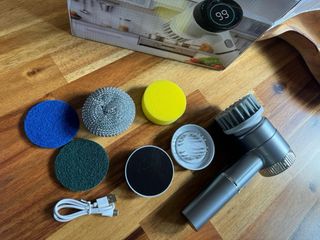 Limpiador eléctrico de mano inalámbrico recargable