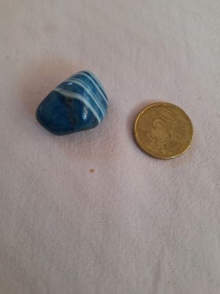 Pietra preziosa Agata Blu