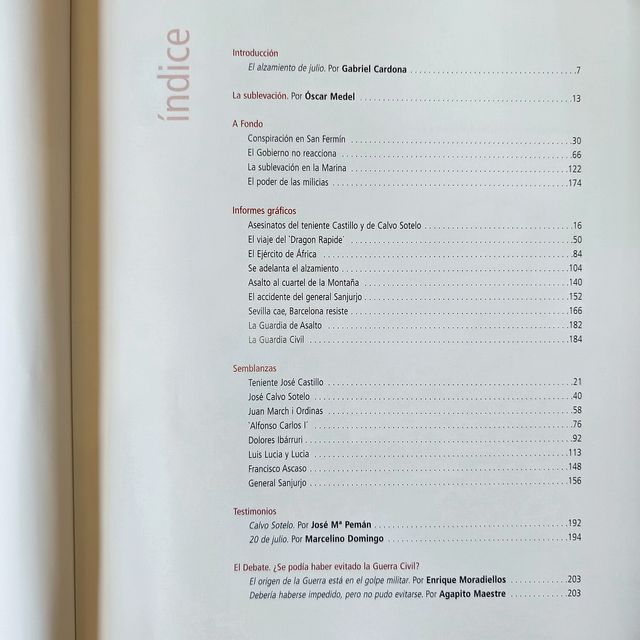 La Guerra Civil mes a mes. La sublevación 