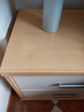 Escritorio con cajonera doble