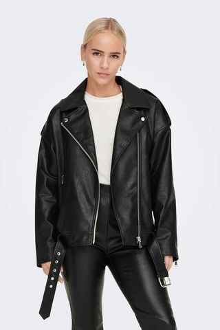 Chaqueta polipiel oversized NUEVA
