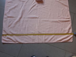 coperta in pile rosa per lettino