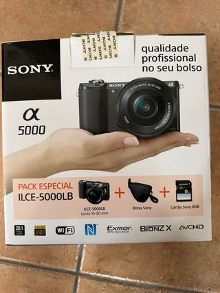 Sony a5000 + objetivo + tripode