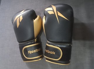 Guantes boxeo Reebok 14 oz oro/negro