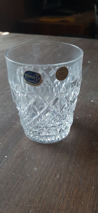 Cristal de Bohemia Vasos licor Licorera