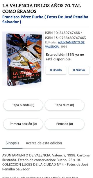 La Valencia de los años 70: Tal como éramos (Colección Luces de la ciudad) (Spanish Edition)