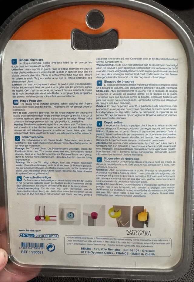 Serratura a cerniera per bambini BEABA.