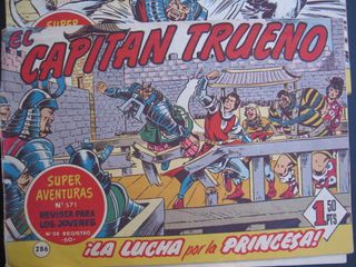 5 Comics Tebeos del Capitán trueno.