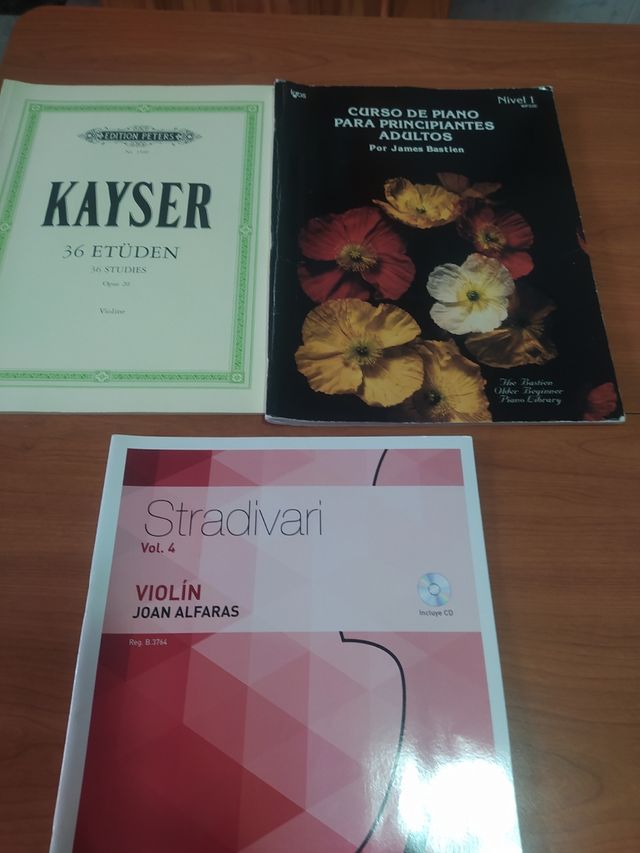 Libros del conservatorio