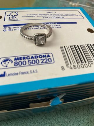 Anillo pandora ale plata talla 56 