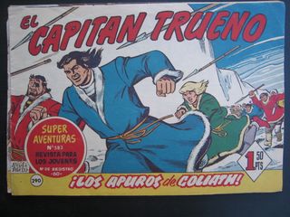 5 Comics Tebeos del Capitán trueno.