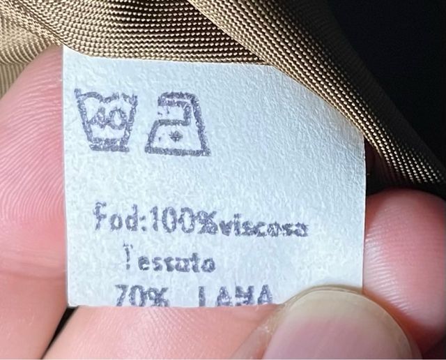 Maxicappotto “Lana cachemire” tg. 42