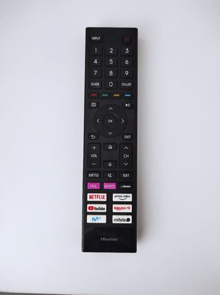 Mando distancia televisión tv Hisense