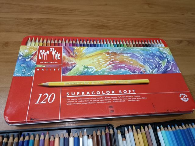 Caran d'ache matite colorate di altissima qualità 