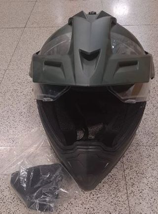 Casco verde militar BMW