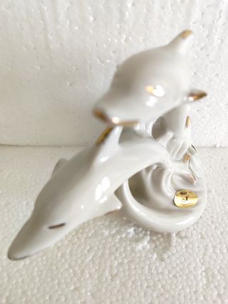 Statuina Delfini Capodimonte - Vintage