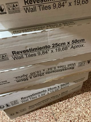 Plaquetas nuevas 10 cajas