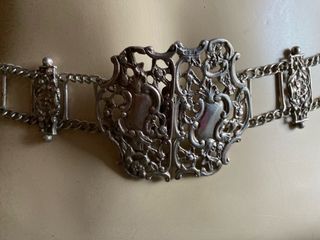 Cinturon de plata de ley